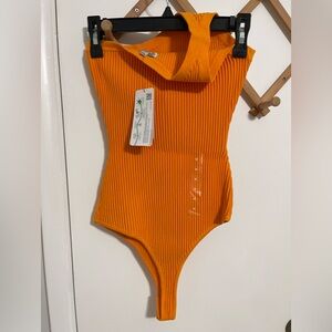 GUESS womens Sleeveless Mel Ottoman BodysuitSweater.